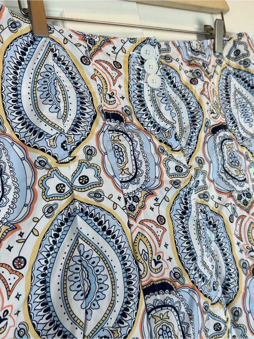 Ann Taylor Loft Paisley Mini Skirt